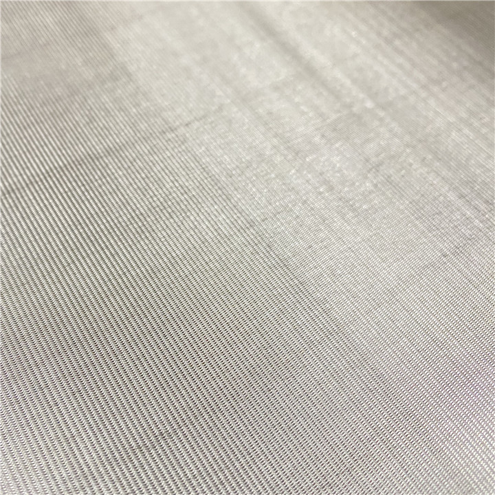 White Woven Titanium Mesh for Electrodes and Current Collectors Application