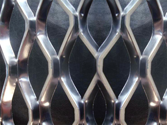 Decorative Stainless Steel Stretched Mesh with Lightweight Rhombic Apertures