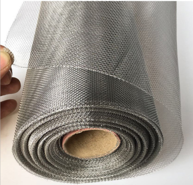 304/316 100 Micron Anti-Corrosion Mesh Stainless Steel Wire Mesh Filter Screen