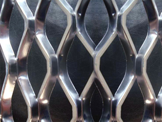 Stainless steel stretched mesh