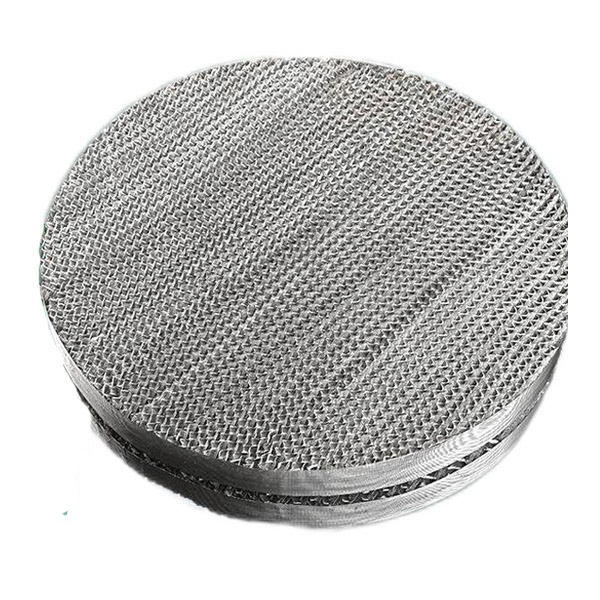 304 SS Perforated Corrugated Packing Wire Mesh